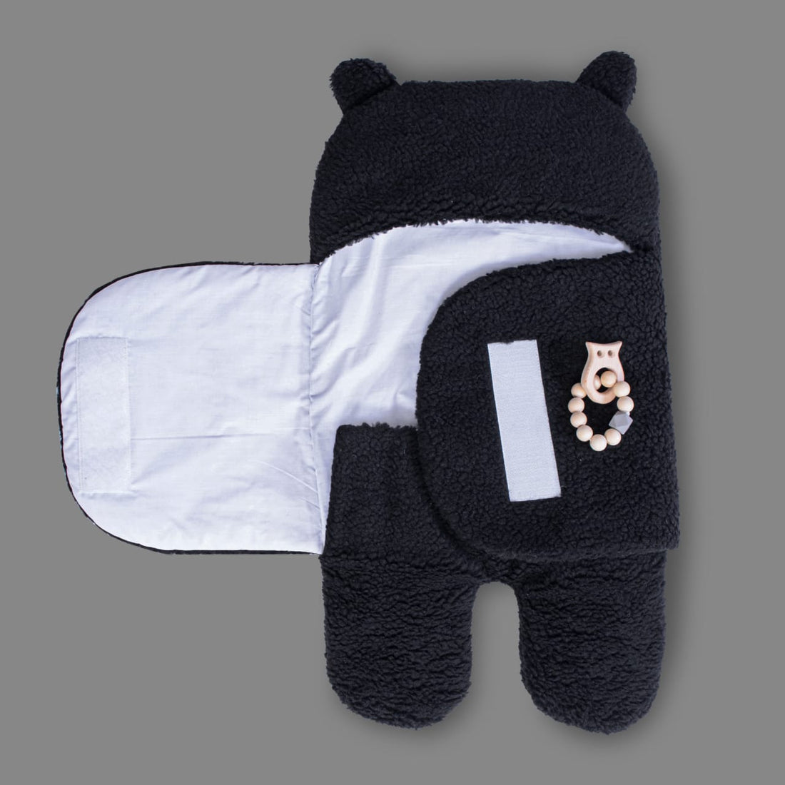 Winter Baby Swaddle Leggy/ Baby Blanket Wrap-Black