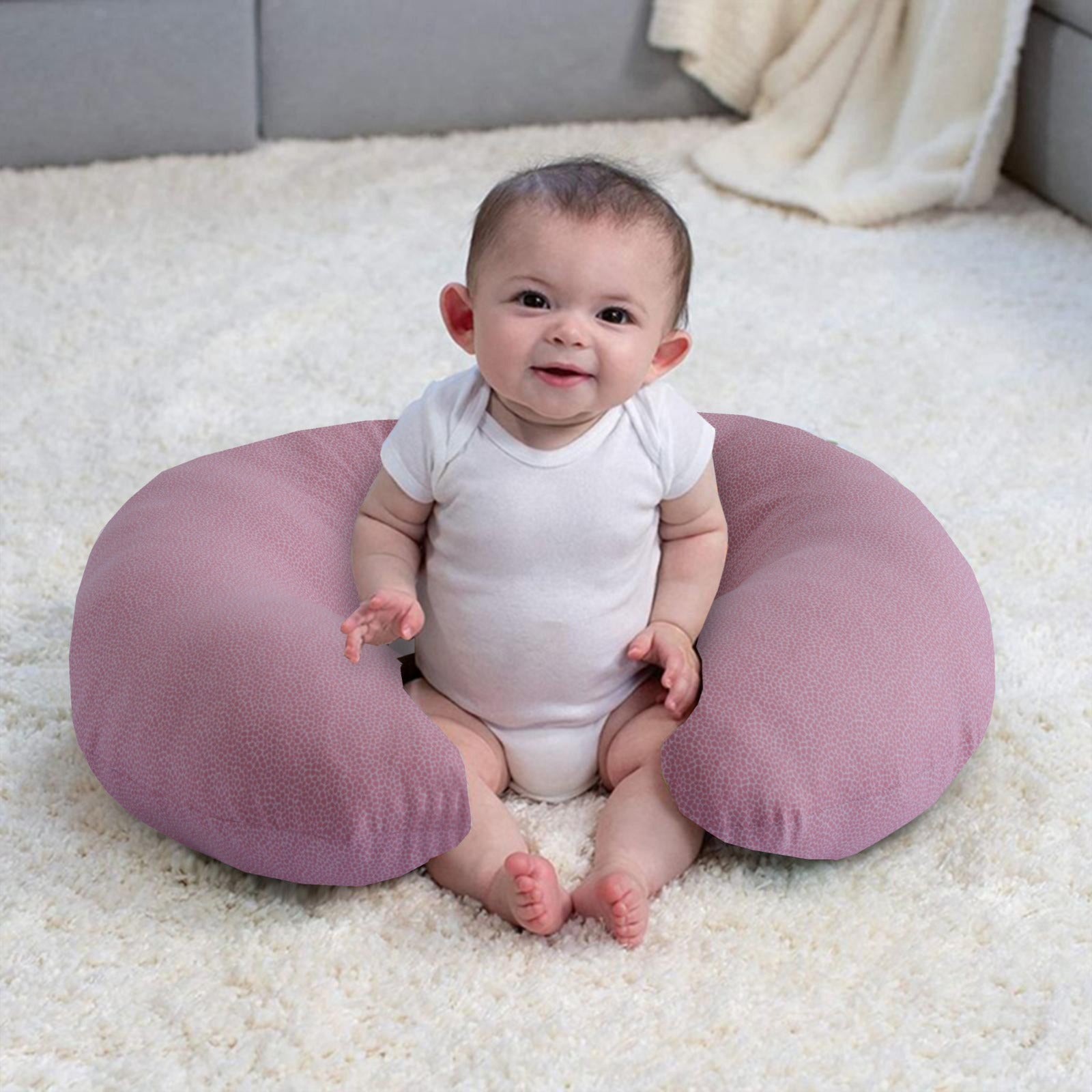 Pink nursing pillow best sale