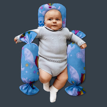 Orbiting Joy Baby Hugging Pillow with Head Pillow-Air Balloon