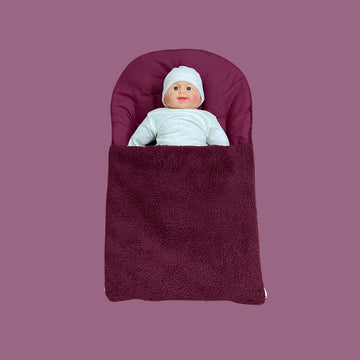 Sherpa Baby Carry Nest-Maroon